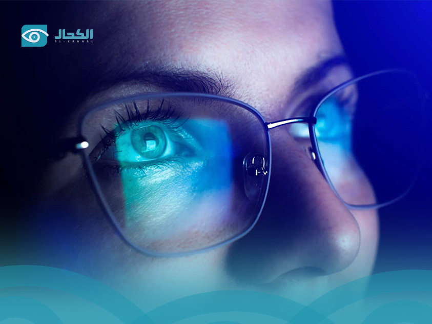 test blue light filter glasses